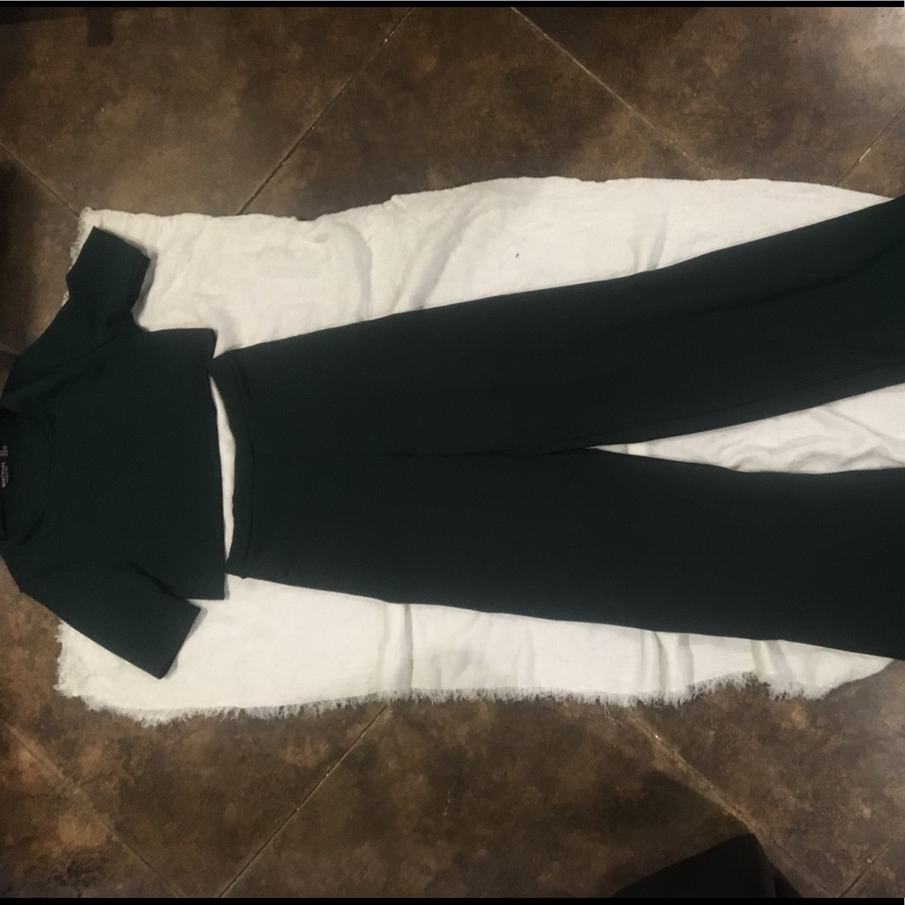 Green Nasty Gal pantset